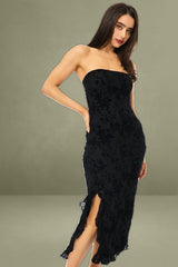 Black Black Bodycon Dress Lace Mini