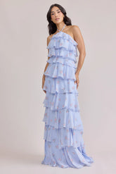 Chiffon Floral Print Dress | Made To Order