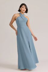 Ellapink Chiffon Dress | Ready To Ship | French Blue