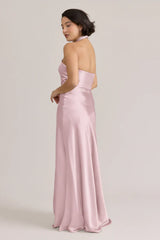 Ellapink Satin Dress | Ready To Ship | Perfect Pink