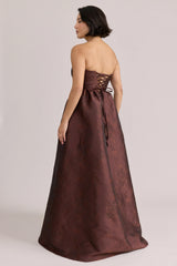 Ellapink Jacquard Dress | Made To Order