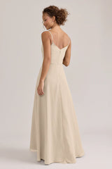 Ellapink Chiffon Dress | Ready To Ship | Champagne