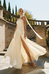 Ellapink Crepe + Chiffon Dress | Made To Order