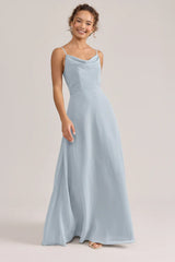 Ellapink Chiffon Dress | Ready To Ship | Sky Blue