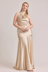 Ellapink Satin Dress | Made To Order