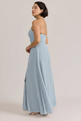 Ellapink Chiffon Dress | Ready To Ship | Sky Blue
