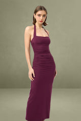 Halter Neck Maxi Dress