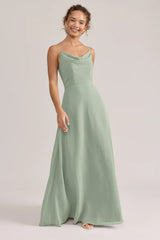 Ellapink Chiffon Dress | Ready To Ship | Sage