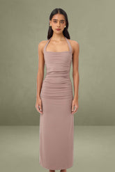 Halter Neck Maxi Dress