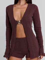 Ellapink VELMA TOP CHOCOLATE