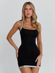 Ellapink ZANTHE MINI DRESS BLACK