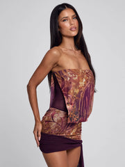 Ellapink SURA MINI DRESS CELINE