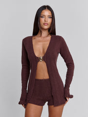 Ellapink VELMA SHORTS CHOCOLATE