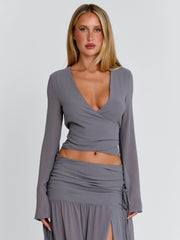 Ellapink LIVVIE TOP GREY