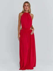 Ellapink LORETTA MAXI DRESS RED