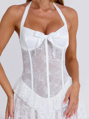 Ellapink ELYZA MINI DRESS WHITE