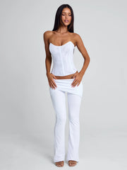Ellapink LEXARI CORSET TOP WHITE