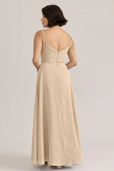 Ellapink Chiffon Dress | Ready To Ship | Champagne