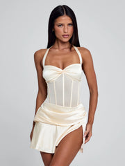 CARMIN MINI DRESS IVORY