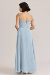 Ellapink Chiffon Dress | Ready To Ship | Sky Blue