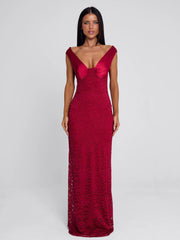 Ellapink SYLORA MAXI DRESS RED