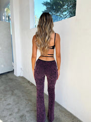 KRIS JUMPSUIT BURGUNDY