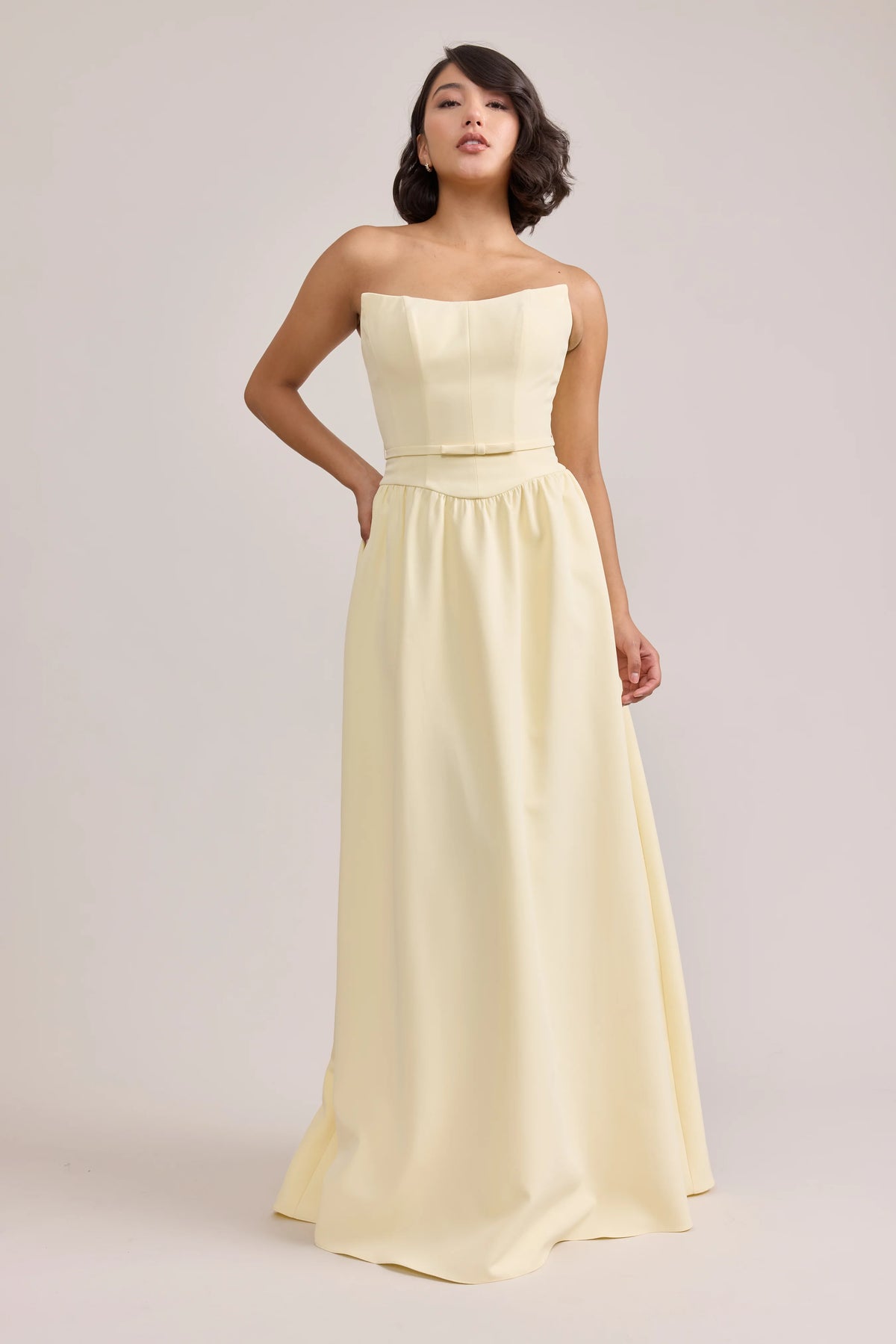 Ellapink Crepe Dress | Made To Order