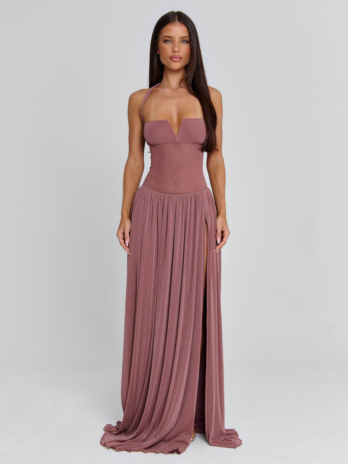 Ellapink DEE MAXI DRESS MAUVE