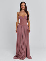 Ellapink DEE MAXI DRESS MAUVE