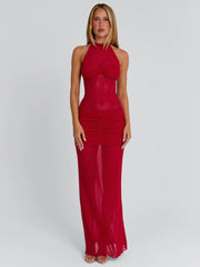 Ellapink ZERRA MAXI DRESS RED