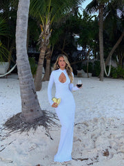 MAELIA MAXI DRESS BRIGHT WHITE