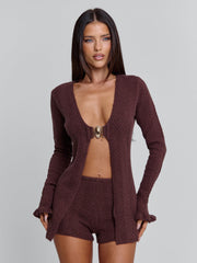 Ellapink VELMA TOP CHOCOLATE