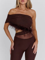 Ellapink OMAY JUMPSUIT CHOCOLATE