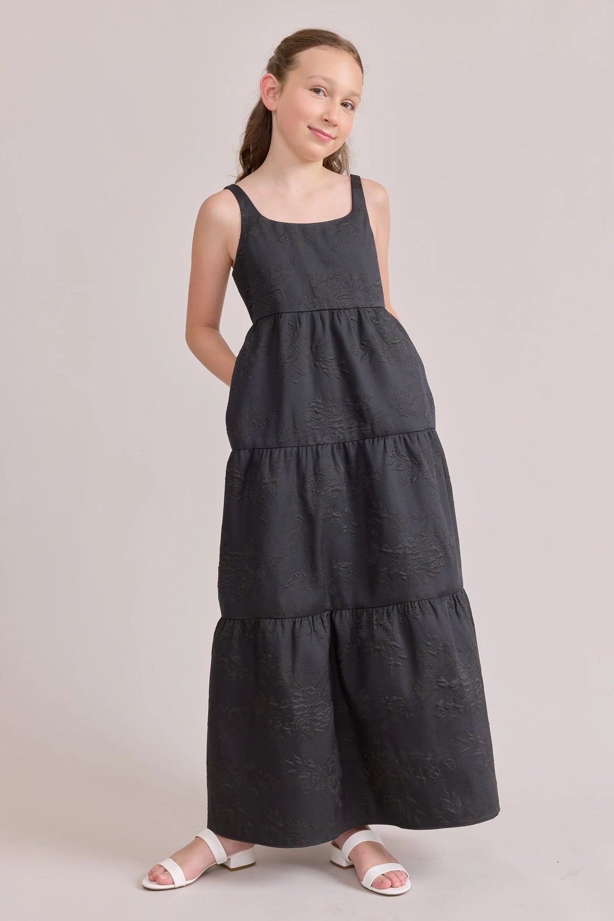 Juniors Jacquard Dress | Made To Order