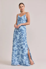 Nadia Chiffon Floral Print Dress | Made To Order