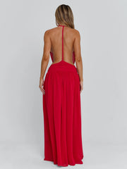 Ellapink LORETTA MAXI DRESS RED