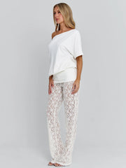 Ellapink AVENELLE PANT WHITE
