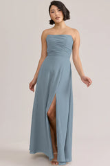 Ellapink Chiffon Dress | Ready To Ship | French Blue