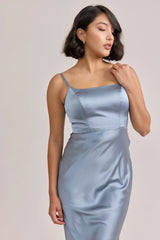 Ellapink Satin Dress | Made To Order