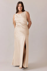 Ellapink Satin Dress | Made To Order