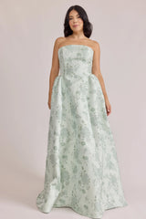 Ellapink Jacquard Dress | Made To Order