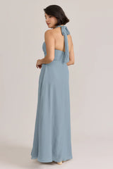 Ellapink Chiffon Dress | Ready To Ship | French Blue