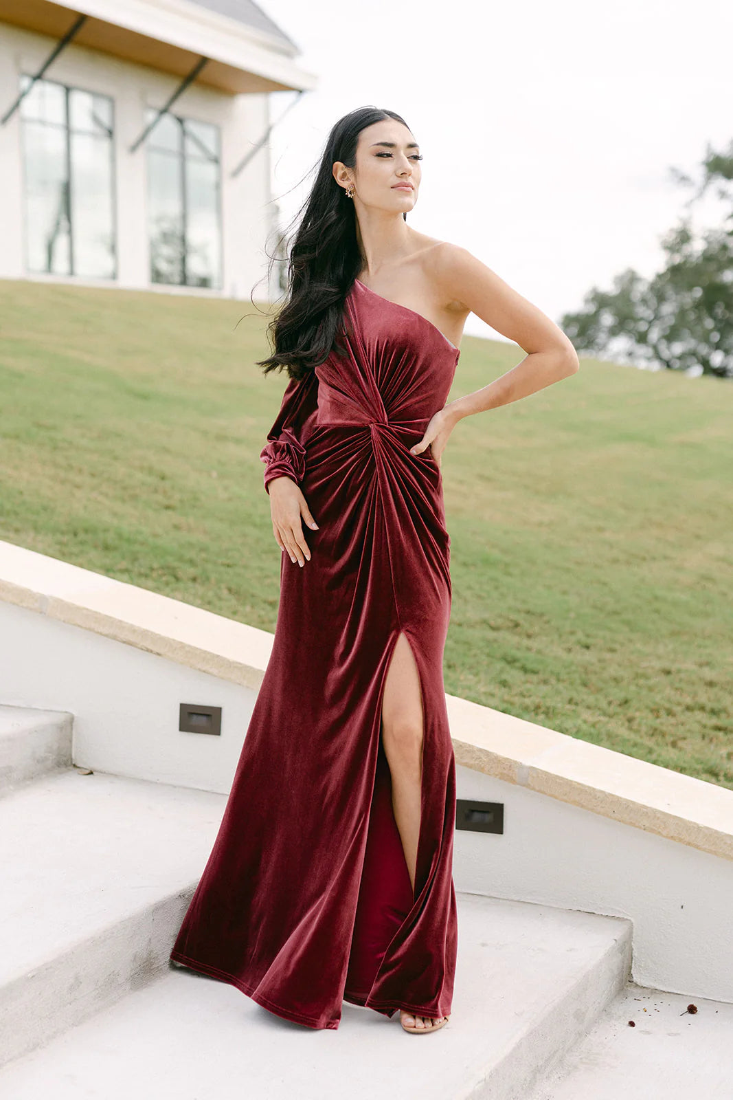 Ellapink Velvet Dress | Made To Order