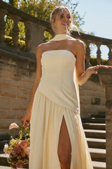 Ellapink Crepe + Chiffon Dress | Made To Order