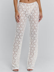 Ellapink AVENELLE PANT WHITE