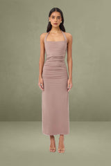Halter Neck Maxi Dress