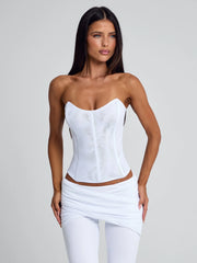 Ellapink LEXARI CORSET TOP WHITE