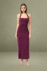 Halter Neck Maxi Dress