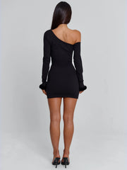 Ellapink ISOLDE MINI DRESS BLACK