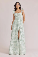 Ellapink Luxe Jacquard Dress | Made To Order